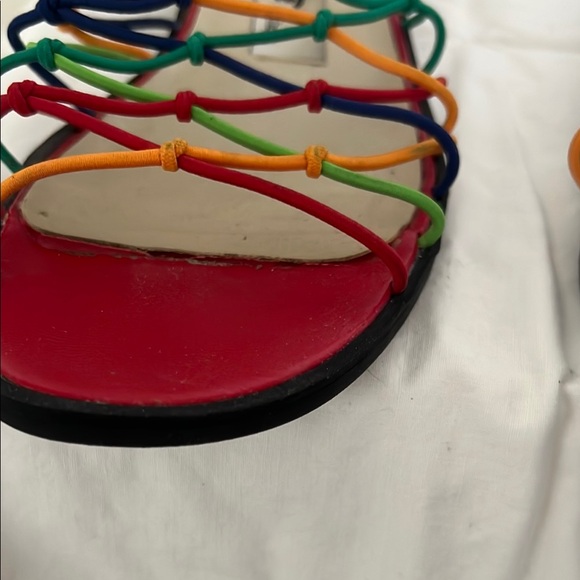 Impo Red and Orange Sandals Vibrant Summer Style - Picture 7 of 8